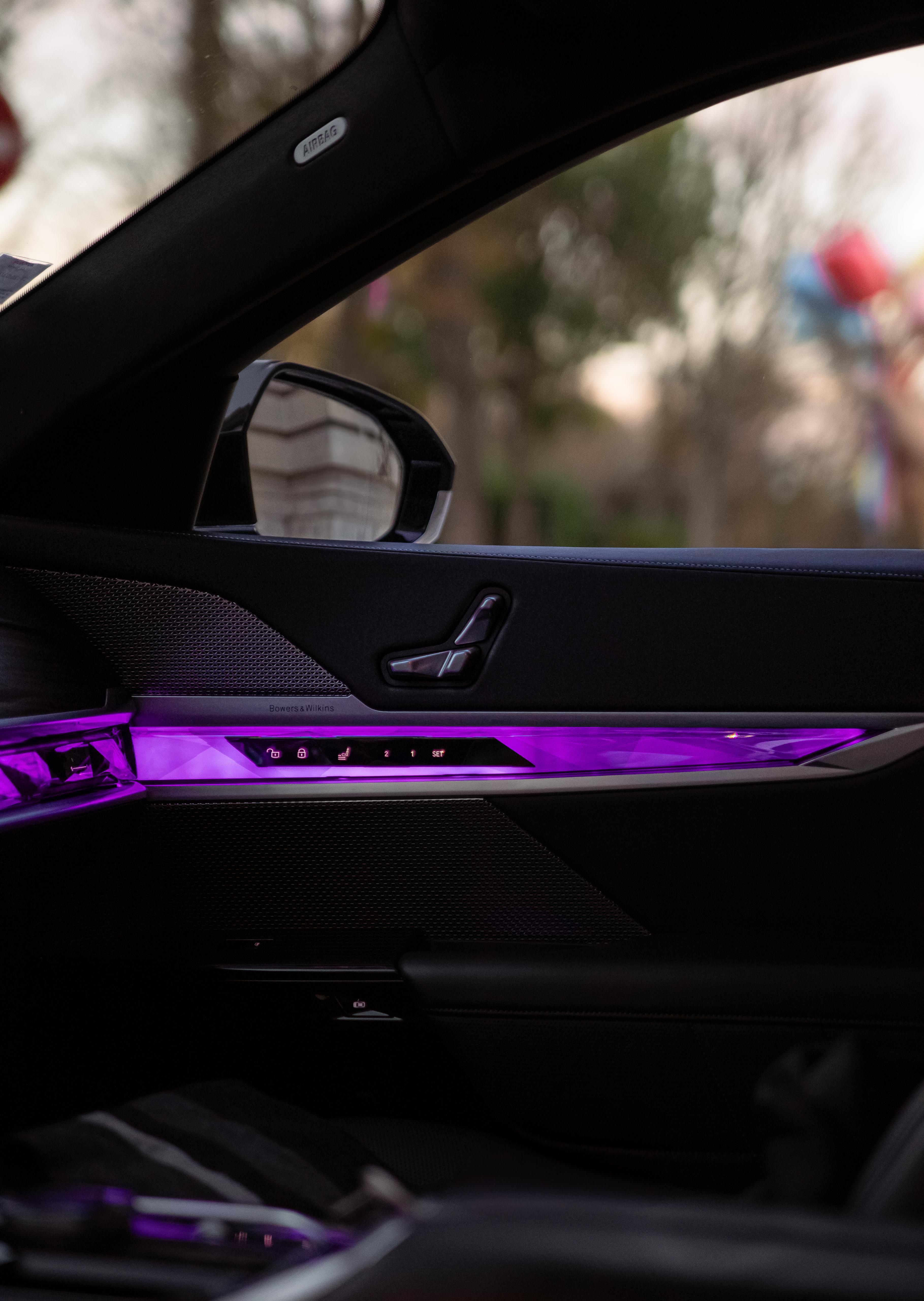 Luxury car interior
